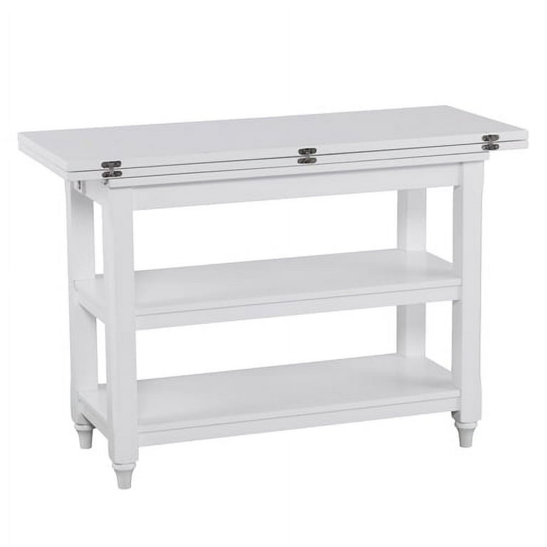 Southern Enterprises Alloy Convertible Console to Dining Table