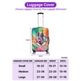 thumbnail image 5 of Funny Watercolor Adorable Doberman Pinscher Peeking Through Torn Paper Effect Travel Luggage Cover Doberman Dog Lover Gifts Suitcase Dust Protective Decor - 00026, 5 of 5