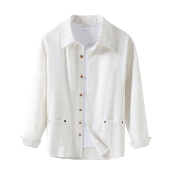 zbxnLI Big and Tall Shirts for Men Casual Button down Shirts Long Sleeve Collared Lightweight Shirts