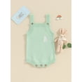 thumbnail image 2 of Infant Baby Girls Boy ,Easter Knitted Jumpsuit Summer Cute Bunny Pattern Sleeveless Romper, 2 of 8