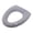 25# Multicolor, variant on Heated Toilet Seat Soft Toilet Seat Cover - Thick Fleece Toilet Seat Warmer Cover - Reusable Machines Washable Easys To Install