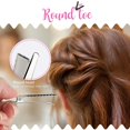 thumbnail image 3 of 100pcs 1.77 Inch Silver Alligator Hair Clip Flat Top With Teeth Single Prong Metal Clips Curl Clips Hairbow Accessory For Arts Crafts Projects, Hair C, 3 of 4