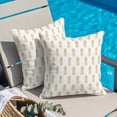 thumbnail image 6 of Pineapple Art Throw Pillow Cover Vintage Fruit Yellow Modern Texture Cotton Linen Cushion Cover Throw Pillow Case with Invisible Zipper for Couch Sofa Bed Chair Car 24x24 Inch, 6 of 14