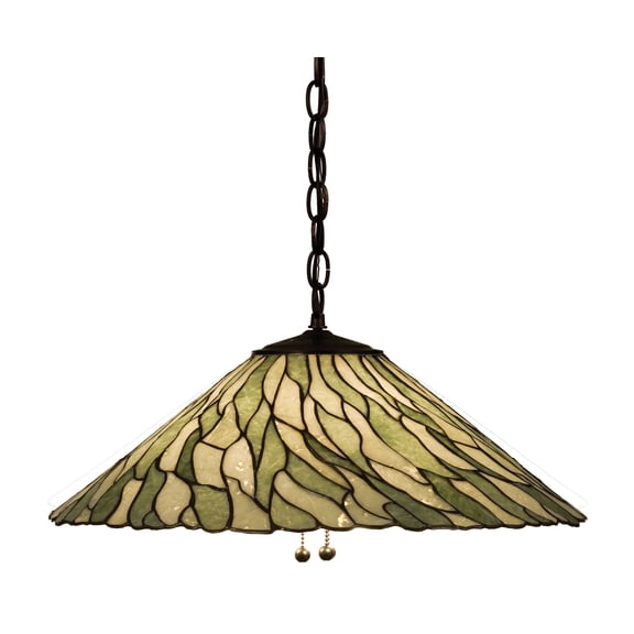 20"W Jadestone Willow Pendant