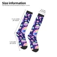 thumbnail image 2 of Naloa crystal Skull mushroom Thigh High Socks Extra Long Stretchy Sock Women Over Knee High Opaque Stocking Daily Wear, 2 of 6