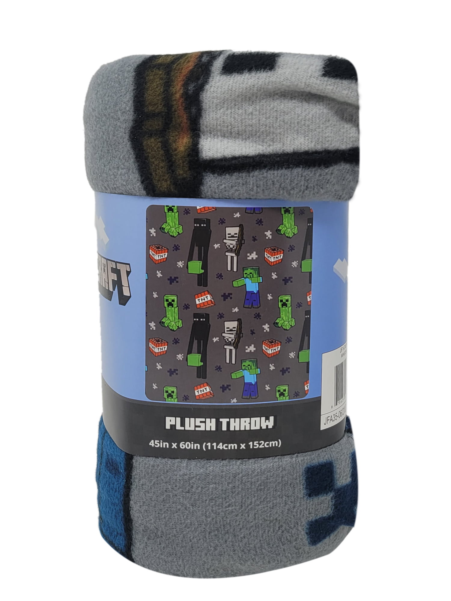 Minecraft Plush Creeper, TNT Soft Fleece Blanket Throw, 46 X 60 - Little  Dreamers Pajamas