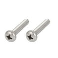 thumbnail image 4 of Unique Bargains 25 Pcs M4x22mm 316 Stainless Steel  Pan Head Machine Screws Silver Tone, 4 of 5