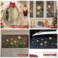 thumbnail image 3 of DKTIE 192pcs Christmas Window Stickers Set - 8 Golden Snowflake Patterns | Detachable Decorative Decals for Holiday Decor, 3 of 6