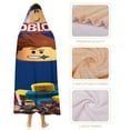 thumbnail image 3 of Roblox Hooded Flannel blanket throw Plush Throw Blanket - Measures - Super Soft Fleece Creeper Battle Bedding for Halloween Christmas, 3 of 5