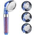 thumbnail image 1 of Water Saving Shower Head, Anti Limescale, 3 Different Modes, High Pressure, Filtration, Suitable For Use With Hard Water, Additional Filter Balls, 1 of 5