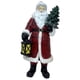 thumbnail image 3 of Estatua de Papá Noel de resina, figura decorativa navideña en miniatura de pie Linterna de 5 x 34 x 105 pulgadas, 3 of 9