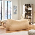 thumbnail image 2 of GDF Studio Stanfield Faux Suede 6.5 Foot Lounger Bean Bag, 2 of 6