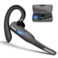 thumbnail image 1 of Auricular inalámbrico Bluetooth, auricular inalámbrico Bluetooth 5.1 con estuche de carga, para conducir en la oficina, 1 of 5