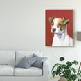 thumbnail image 3 of Trademark Fine Art 'Dog Portrait Jack' Canvas Art by Jill Sands, 3 of 4