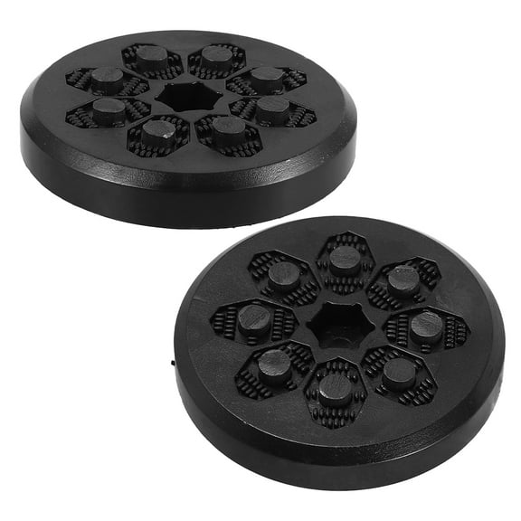 Zehuanyu  2 Pcs Sliding Glove Pattern Roller Skating Gloves Ice Hockey Sliders Brake Black