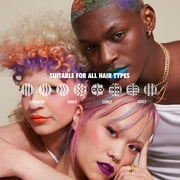 Lime Crime Unicorn Hair, Semi-Permanent Hair Color, Vegan, Full Coverage, Neon Peach, Unisex, 6.76 fl oz