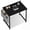 Black, variant on EDX 31" Small Computer Desk with Metal Frame, Waterproof Surface & Storage Bag, Two Desk Styles Shipped Randomly – Ideal for Bedroom or Small Spaces, Black