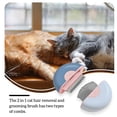 thumbnail image 4 of Methold Cepillo para el pelo para quitar el pelo de mascotas, removedor de pelo largo y corto, masaje portátil, cepillo de limpieza para Suministros para gatos, 4 of 6