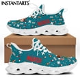 thumbnail image 1 of Zapatos de enfermería blancos para mujer, zapatillas planas de malla con bonitos dibujos animados para enfermera, médico y médico, 1 of 6