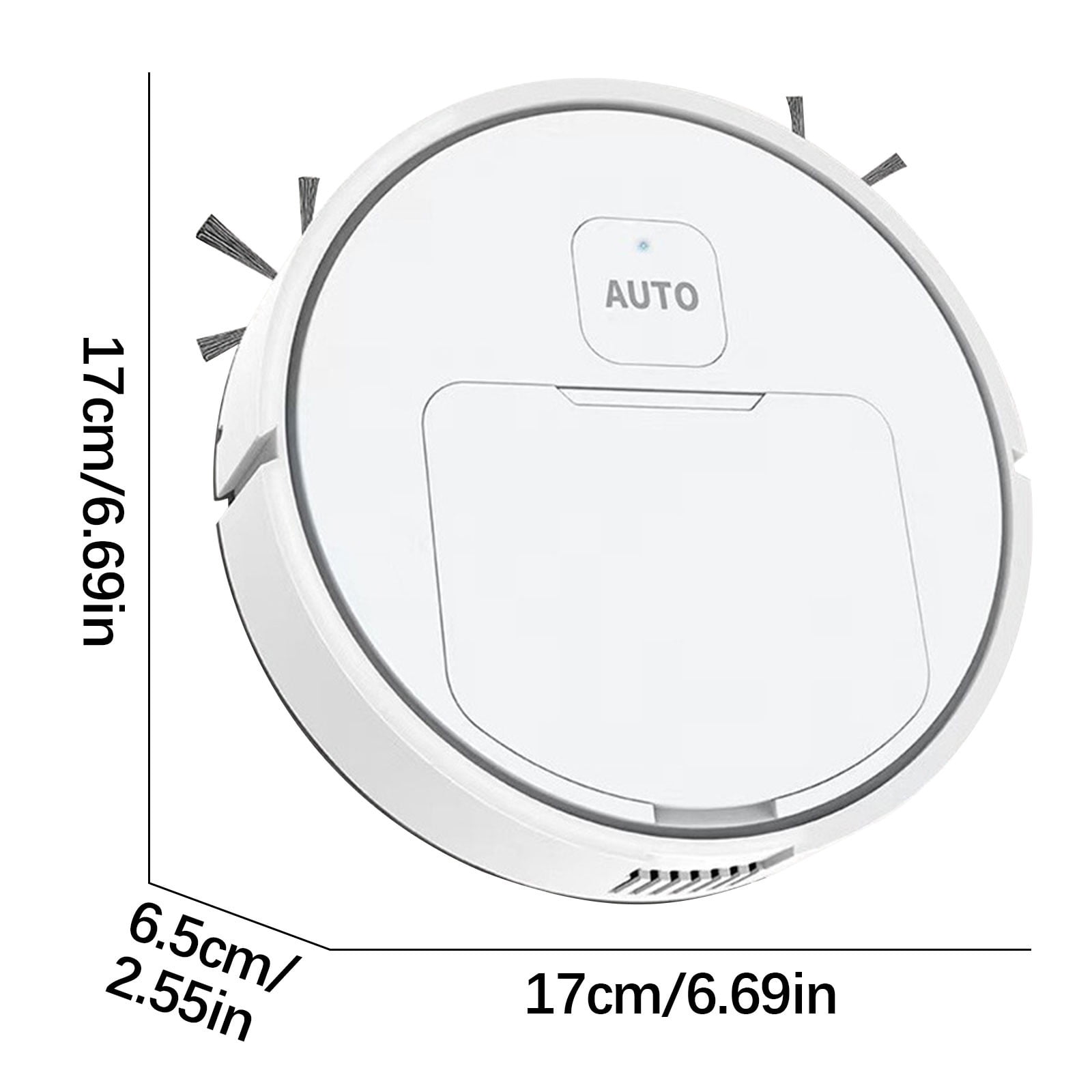 Automatic Sweeping Robot Vacuum with Smart Navigation and Mopping Function, Self-Charging Robotic Floor Cleaner for Hardwood Tile Carpet, Efficient Obstacle Avoidance and Washable Mop Pads