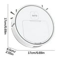 thumbnail image 3 of Vacemry Under $5 Robot Vacuum Cleaner, Automatic Sweeping and Mopping Machine, Smart Navigation for Hardwood Floor Carpet, Compact Self Charging Cleaning Robot, 3 of 9