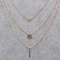 thumbnail image 2 of Femmes Multilayer Collier Simple Conception Multi choker Femmes Couches Alliage choker Chaîne Fille Cou Bijoux, 2 of 8