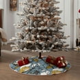 thumbnail image 5 of Salouo Squirrel And Leaves Christmas Tree Skirt 36" Farmhouse Christmas Decorations Snowman Xmas Tree Skirt Tree Mat for Holiday Party Decor, 5 of 8