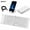 White, variant on RONY Foldable Wireless Bluetooth Keyboard, Portable Mini Travel Keyboard for Laptop Tablet Smartphone Android Windows iOS, Black