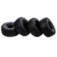 thumbnail image 1 of Labymos 4pcs 135mm 2.2 Inch Rim Rubber Inflatable Tyre Tire Wheel for RC Car Traxxas, 1 of 8