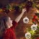 thumbnail image 1 of Adorno navideño de dona | Estrella de plástico con diseño de dona y pan dulce | Pack de 4 adornos navideños para decoración festiva, 1 of 5