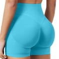 thumbnail image 1 of Pantalones cortos sin costuras para mujer que realzan el trasero: pantalones cortos de yoga de cintura alta para el gimnasio, tejido elástico en 4 direcciones, cintura cónica para hacer ejercicio, 1 of 5