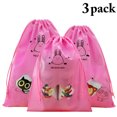 thumbnail image 2 of 3 Pcs Pochette à Cordon Sac de Rangement Multi-Usage pour Chaussures, 2 of 10