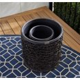 Cosco Outdoor Nesting Pot Patio Planter 2Piece Basket Box Set, Brown