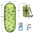 thumbnail image 5 of Kids Sleeping Bags for Boys w. Carrying Backpack - GLOWING-IN-THE-DARK- Dinosaur, 5 of 7