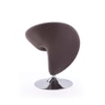 thumbnail image 4 of JERFIT Modern 360 Swivel Accent Chair, Grey Wool Blend Fabric Upholstered Lounge Chair with Chrome Metal Base for Living Room, Office, 4 of 5