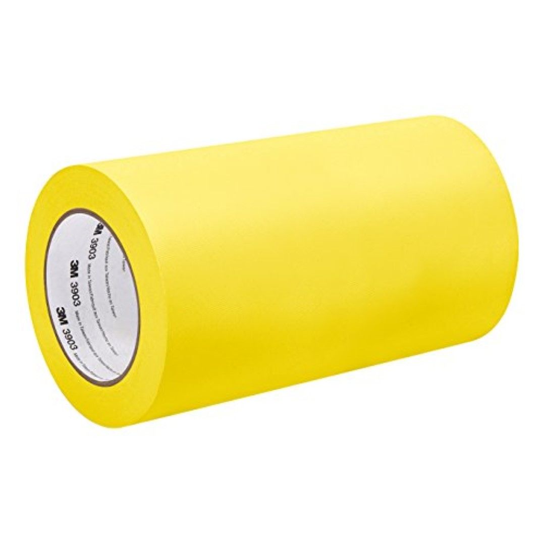 TapeCase Yellow Duct Tape - 3 Inches Wide X 50 Yards, 12.6 Psi Tensile Strength (Based On 3M 3903)