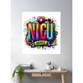 thumbnail image 2 of Nicu Nurse Colorful Neonatal Care Art Poster Wall Art, Modern Wall Decor, 16x24 UNFRAMED, 2 of 3