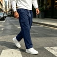 thumbnail image 4 of Men's Open Bottom Cargo Sweatpants, Sizes S-5XL, 4 of 6