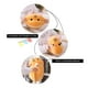 thumbnail image 4 of Almohada de felpa suave, juguete de peluche en forma de C, almohada larga para sofá para niños, reg yeacher  Naranja 35cm, 4 of 7