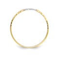thumbnail image 5 of 10K Yellow and White, Gold Heart Flower Promise Ring, 5 of 5