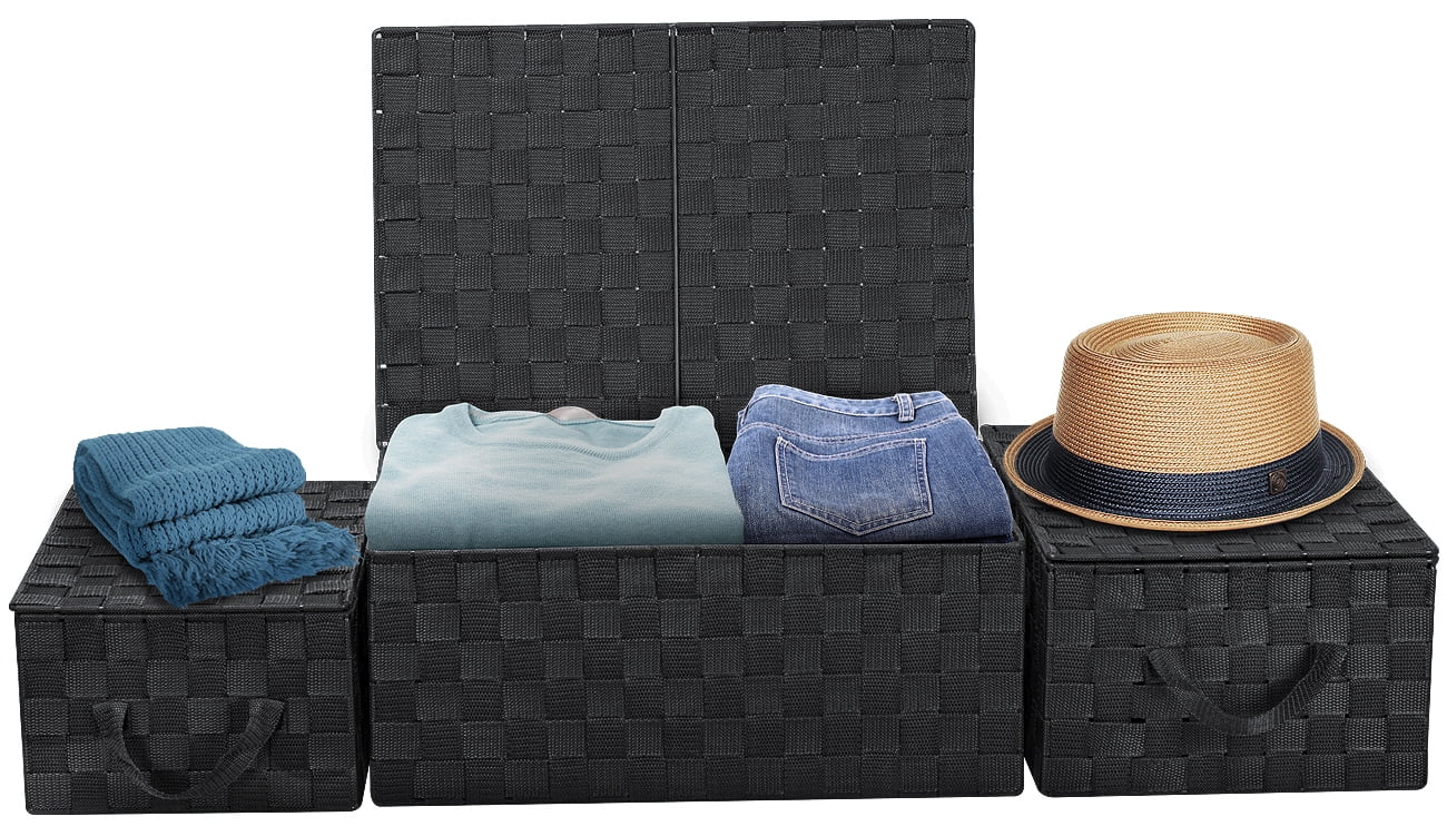 Woven Storage Basket Set of 3