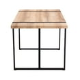 thumbnail image 6 of NYEESS 55 inch Modern Rectangular Dining Table, Wood MDF Top with Metal Legs for Kitchen and Dining Room, 6 of 11