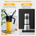 thumbnail image 6 of Finopo Portable Blender, 16 Oz Rechargeable with 6 Blades for Shakes, Smoothies, Travel, Gym, Outdoor Use, Black, 6 of 9