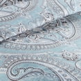 thumbnail image 3 of SHILIU-Southshore Fine Linens - Collection Pure Melody Ensemble de Draps 3 Pcs, Simple, Aqua, 3 of 4