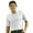 White, variant on Monterey Club Men's Performance Jersey Solid Golf Polo Shirt #1045