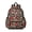 Football and Basketball Black Pattern, variant on Football and Basketball Black Pattern Cute School Backpack with Padded Back and Adjustable Shoulder Straps 13.4"x11"x4.7"