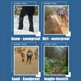thumbnail image 6 of karymi Outdoor Short Mountaineering Snow Cover Ski Cover Waterproof and Sand Proof Foot Cover Shoe Cover Leggings and Sand Proof Cover Weekly flyer Camping Accessories, 6 of 6