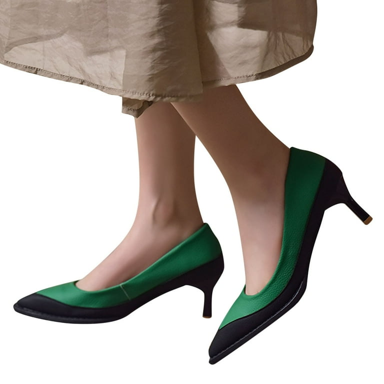 Wide feet cheap kitten heels