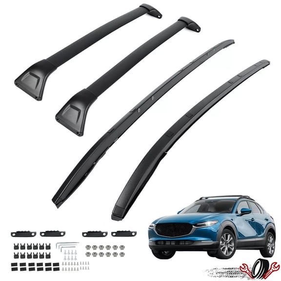 220LBS Roof Racks Cross Bar Side Rail Cargo Carrier For Mazda CX-5 CX5 2017-2025