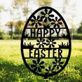 thumbnail image 2 of Easter Decorations Outdoor Acrylic Mirror Sticker Bunny With 3D Garden Floor Insertion For Courtyard Decoration, 2 of 5